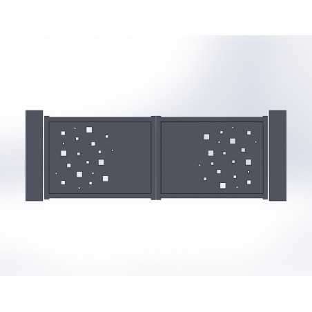 Portail coulissant en aluminium